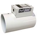 Tpi Hotpod 6 Diameter Inlet Duct Mounted Heater Hardwired, 1000/500W 120V HP610001202T